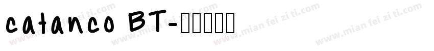 catanco BT字体转换